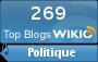 le Blog d'Alain Rey a gagné 715 places au dernier classement Wikio politique