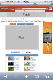 Frash : Le Flash sur iPhone via Cydia !
