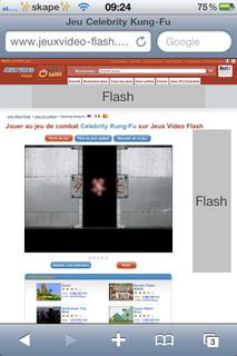 Frash : Le Flash sur iPhone via Cydia !