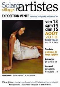 13ème édition de Solaro Village d'Artistes de vendredi à dimanche : Le programme