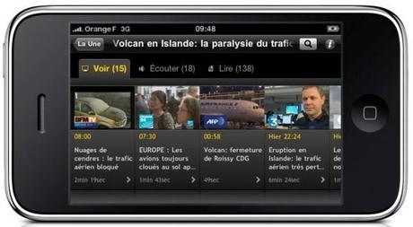 2424actu/Orange: 52 médias sur une seule appli iPhone...