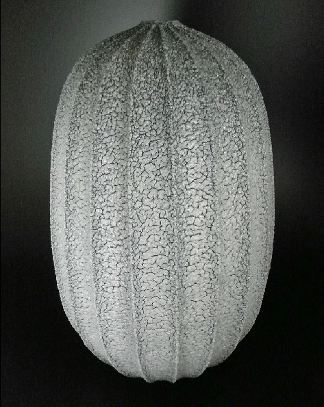 Vase Blue Shino de Sakai Hiroshi