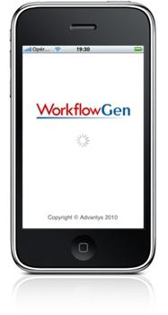 WorkflowGen Mobile gère les processus métier sur l’iPhone...