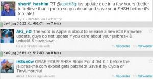 [EDIT] Attention : risque de MAJ iTunes et/ou iOS4.1/4.0.2