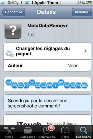 Metadata Removr 1.6 : Rendre vos applications crackées invisible à l’AppStore !