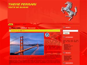Thème wordpress Ferrari