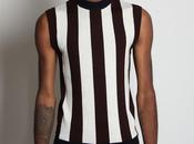 SIMONS Sleeveles(s) Striped Sweater