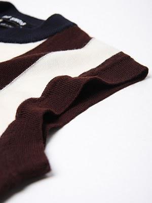 RAF SIMONS - Sleeveles(s) Striped Sweater x 2