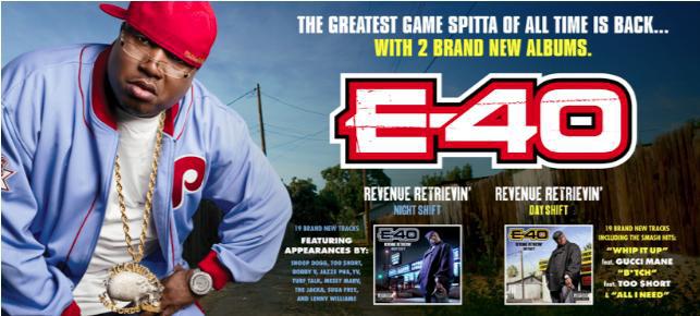 E-40: “Can’t Stop The Boss” ft. Snoop, Too Short, Jazzy P