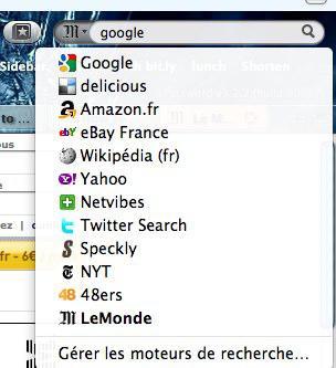 firefox module recherche 3 Firefox: ajouter les moteurs de recherche de votre choix à la barre de recherche