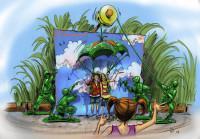 Séance Photo à Toy Story Mission Parachute à Toy Story Playland