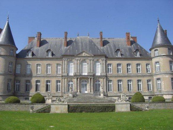 La façade arrière du chateau d'Haroué, photo MC Poirier
