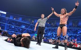 Matt Hardy blessé par Drew McIntyre