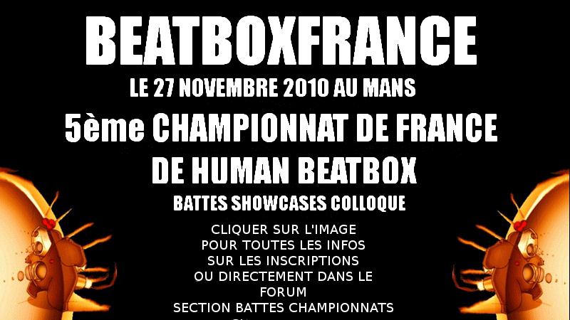 Championnat de France de Human Beatbox 2010
