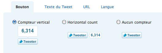 Twitter: les boutons web sont arrivé!