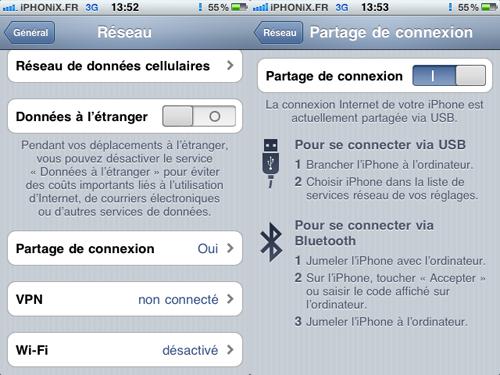 TetherMe : Tethering avec l’iPhone 4 & iOS 4