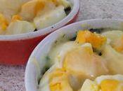 Gratin d'épinards oeufs