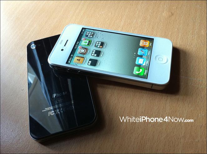Qui a dit que l'iPhone 4 blanc n'était pas dispo....