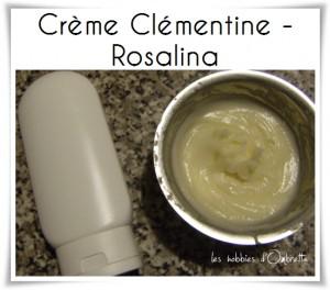 Crème clémentine-rosalina pour peaux à problèmes