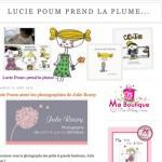 Sur le blog de « Lucie Poum »…