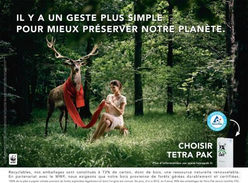 Campagne Tetra Pak « Le Geste Nature »