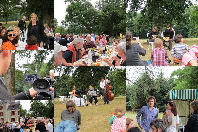 picnic musical des 11èmes rencontres franco américaines de musique de chambre au pays des trois rivières (44), manoir de La Briandais - cliquer sur l'image pour accéder au site des rencontres - pour agrandir l'image faire ctrl + sur pc, ou cmd + sur mac