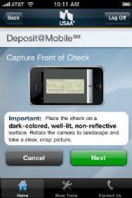 US banks offering mobile cheque deposit