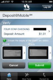 US banks offering mobile cheque deposit
