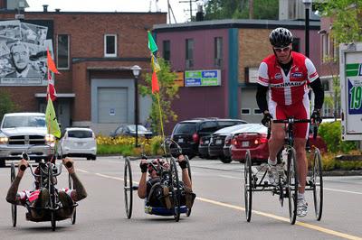 Paracyclisme à Baie-Comeau...