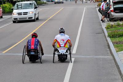 Paracyclisme à Baie-Comeau...