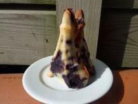 Financiers aux myrtilles en version Tour Eiffel