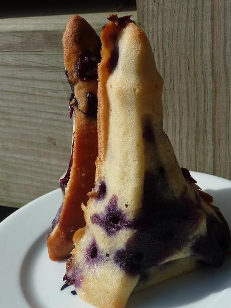 Financiers aux myrtilles en version Tour Eiffel