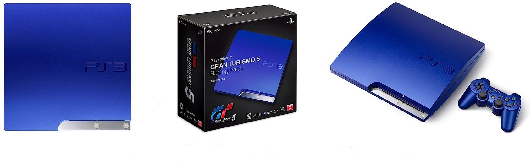 PS3 titanium blue racing pack oosgame weebeetroc [actu] Gran Turismo 5, une PS3 Titanium Blue et une date pour l’Europe 