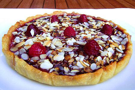 Tarte Citron, Framboise et Amandes