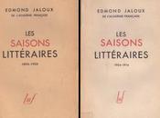 Saisons Littéraires d'Edmond Jaloux.