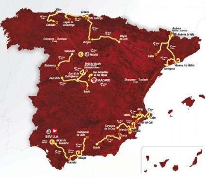 Vuelta 2010 : Le parcours !