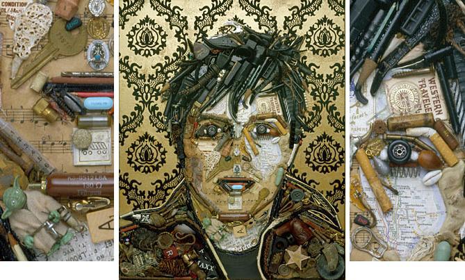 Ryan Adams recyclage Portraits de Stars en 3D à base de déchets ...