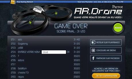 19 ardrone 03 Advergame AR Drone, sur Playfrance