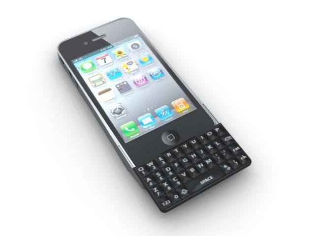 [concept] Un clavier QWERTY pour iPhone 4...