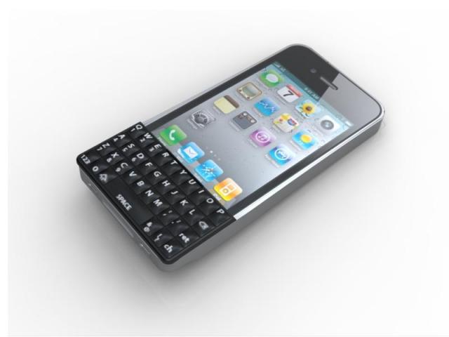 [concept] Un clavier QWERTY pour iPhone 4...