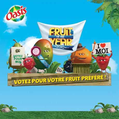  The Fruit of the Year : la nouvelle campagne prometteuse dOasis   VIDEO