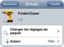 FolderCloser: fermer vos dossiers sur iPhone...