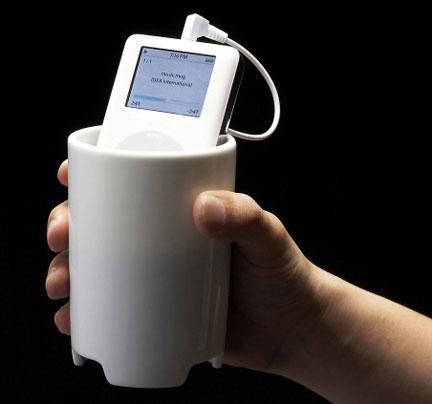 musicmugmain musicmugmain Enceinte en céramique pour Ipod et iPhone Céramique Design & Moderne