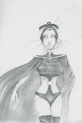 storm-x-men-marvel-ororo-nadine-mnemoi-sketch-boceto-croquis