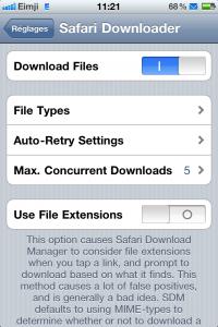 Safari Downloader et AttachmentSaver compatibles iOS 4 et iPhone 4