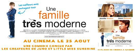 Concours ... 10 places pour aller voir le film Une famille très moderne à gagner