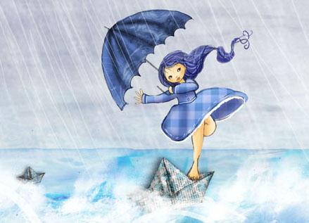 petite illustratrice vogue sur la vague du bonheur ^^