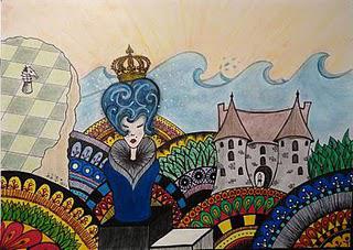 L'artiste plasticienne Lili'$ a réalisé l'affiche du Festival, intitulée La Reine