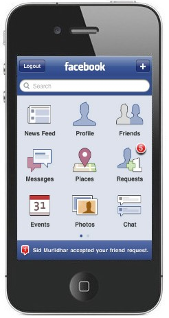 Facebook 3.2 localise vos amis