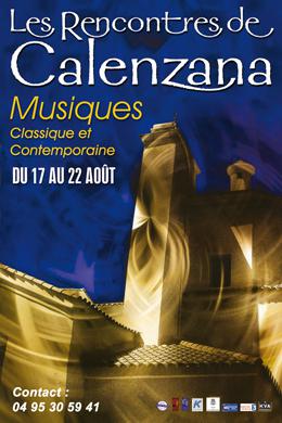 Les Rencontres de Calenzana jusqu' à demain: Le programme